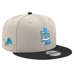 Detroit Lions New Era City Originals 9FIFTY Snapback Hat - Cream/Blue outlet