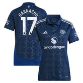 Alejandro Garnacho Manchester United Women's 2024/25 Away Replica Player Jersey - Navy | Adidas discount