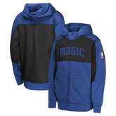 Orlando Magic Youth Authentic On-Court Showtime Performance Full-Zip Hoodie - Blue/Black | Nike outlet