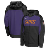 Phoenix Suns Youth Authentic On-Court Showtime Performance Full-Zip Hoodie - Black/Purple | Nike discount