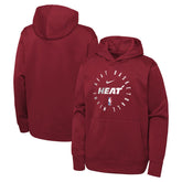 Miami Heat Youth Performance Practice Spotlight Pullover Hoodie - Red | Nike sale