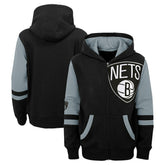 Brooklyn Nets Preschool Straight To The League Full-Zip Hoodie - Black shop