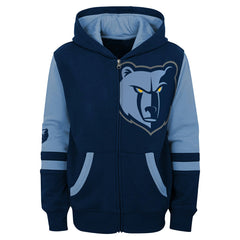 Memphis Grizzlies Preschool Straight To The League Full-Zip Hoodie - Navy for sale