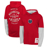 Washington Wizards Youth Small Ball Long Sleeve Hoodie T-Shirt - Red cheap