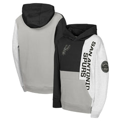 San Antonio Spurs Youth Splash Pullover Hoodie - Black sale