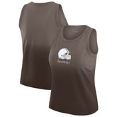 Cleveland Browns WEAR by Erin Andrews x Gracie Hunt Women's Ombre Tank Top - Brown outlet