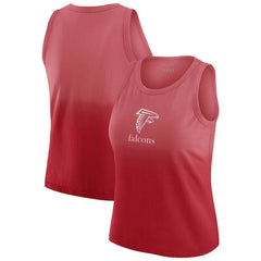 Atlanta Falcons WEAR by Erin Andrews x Gracie Hunt Women's Ombre Tank Top - Scarlet cheap