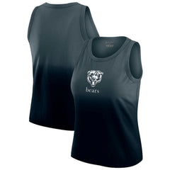Chicago Bears WEAR by Erin Andrews x Gracie Hunt Women's Ombre Tank Top - Navy cheap