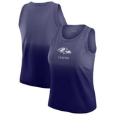 Baltimore Ravens WEAR by Erin Andrews x Gracie Hunt Women's Ombre Tank Top - Purple discount
