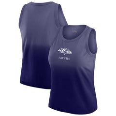 Baltimore Ravens WEAR by Erin Andrews x Gracie Hunt Women's Ombre Tank Top - Purple discount