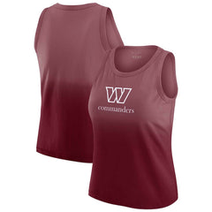 Washington Commanders WEAR by Erin Andrews x Gracie Hunt Women's Ombre Tank Top - Burgundy outlet
