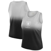 Las Vegas Raiders WEAR by Erin Andrews x Gracie Hunt Women's Ombre Tank Top - Black cheap
