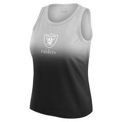 Las Vegas Raiders WEAR by Erin Andrews x Gracie Hunt Women's Ombre Tank Top - Black cheap