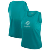 Miami Dolphins WEAR by Erin Andrews x Gracie Hunt Women's Ombre Tank Top - Aqua sale