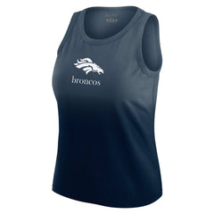 Denver Broncos WEAR by Erin Andrews x Gracie Hunt Women's Ombre Tank Top - Navy outlet