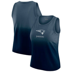 New England Patriots WEAR by Erin Andrews x Gracie Hunt Women's Ombre Tank Top - Navy online