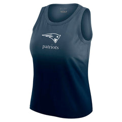 New England Patriots WEAR by Erin Andrews x Gracie Hunt Women's Ombre Tank Top - Navy online