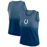 Indianapolis Colts WEAR by Erin Andrews x Gracie Hunt Women's Ombre Tank Top - Heather Navy discount