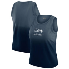 Seattle Seahawks WEAR by Erin Andrews x Gracie Hunt Women's Ombre Tank Top - Navy online