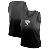 Jacksonville Jaguars WEAR by Erin Andrews x Gracie Hunt Women's Ombre Tank Top - Black for sale