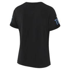 Tennessee Titans WEAR by Erin Andrews x Gracie Hunt Women's Draft Me Lace-Up T-Shirt - Black online