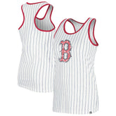 Boston Red Sox Women's Gameday Pinstripe Tank Top - White | New Era