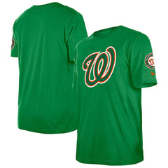 Washington Nationals St. Patrick's Day Shamrock Fill T-Shirt - Kelly Green | New Era