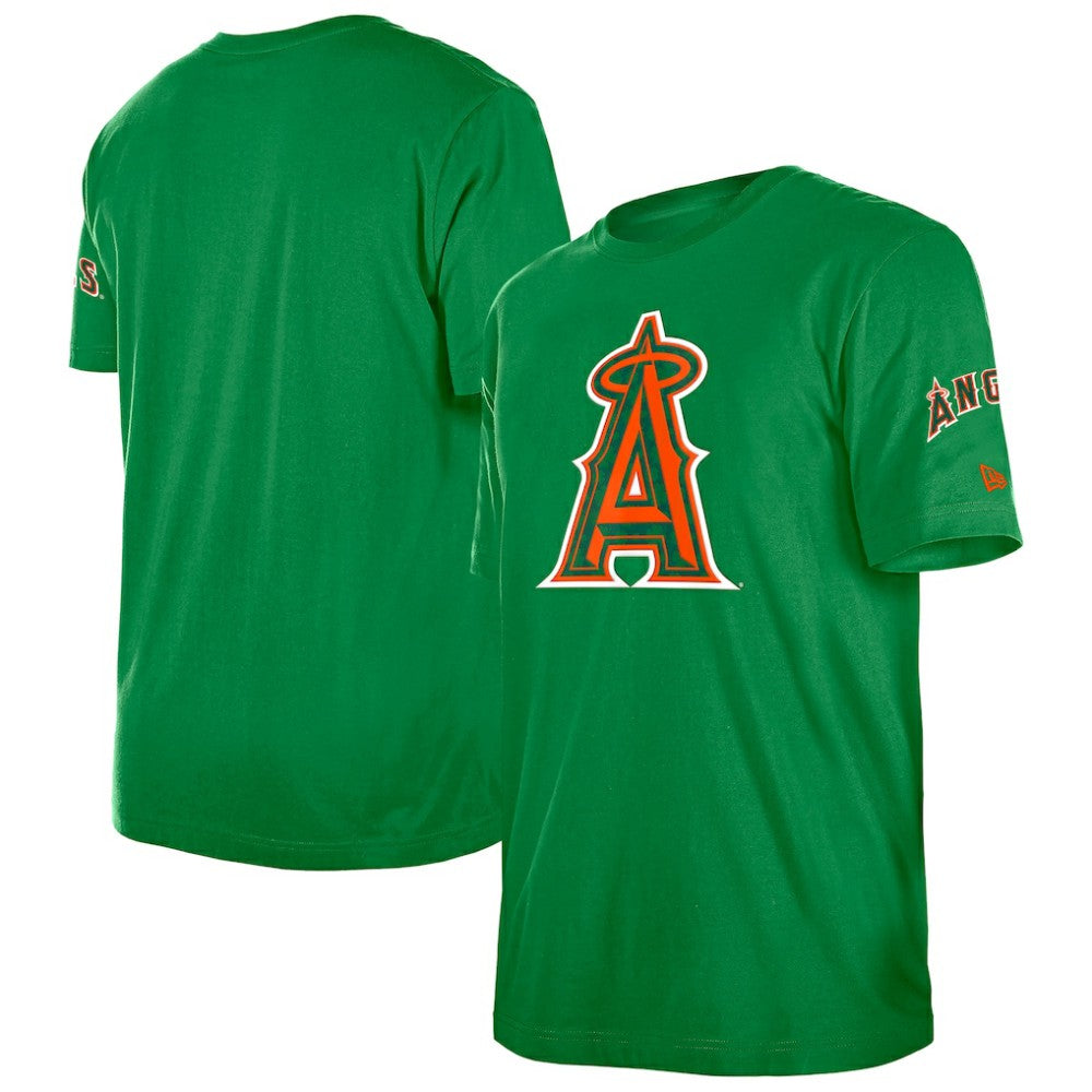 Los Angeles Angels St. Patrick's Day Shamrock Fill T-Shirt - Kelly Green | New Era