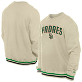 San Diego Padres St. Patrick's Day Twill Pullover Sweatshirt - Cream | New Era