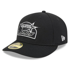Houston Astros 2025 MLB Clubhouse Low Profile 59FIFTY Fitted Hat - Black | New Era