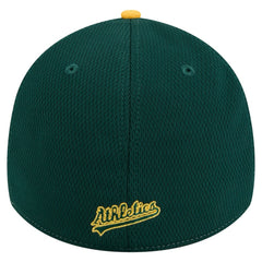 Athletics 2025 MLB Clubhouse 39THIRTY Flex Hat - Dark Green/Gold | New Era