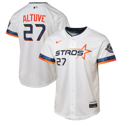 Jose Altuve Houston Astros Youth 2025 City Connect Limited Player Jersey - White | Nike
