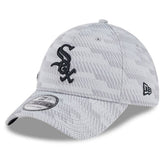 Chicago White Sox 2025 MLB Clubhouse 39THIRTY Flex Hat - Gray | New Era