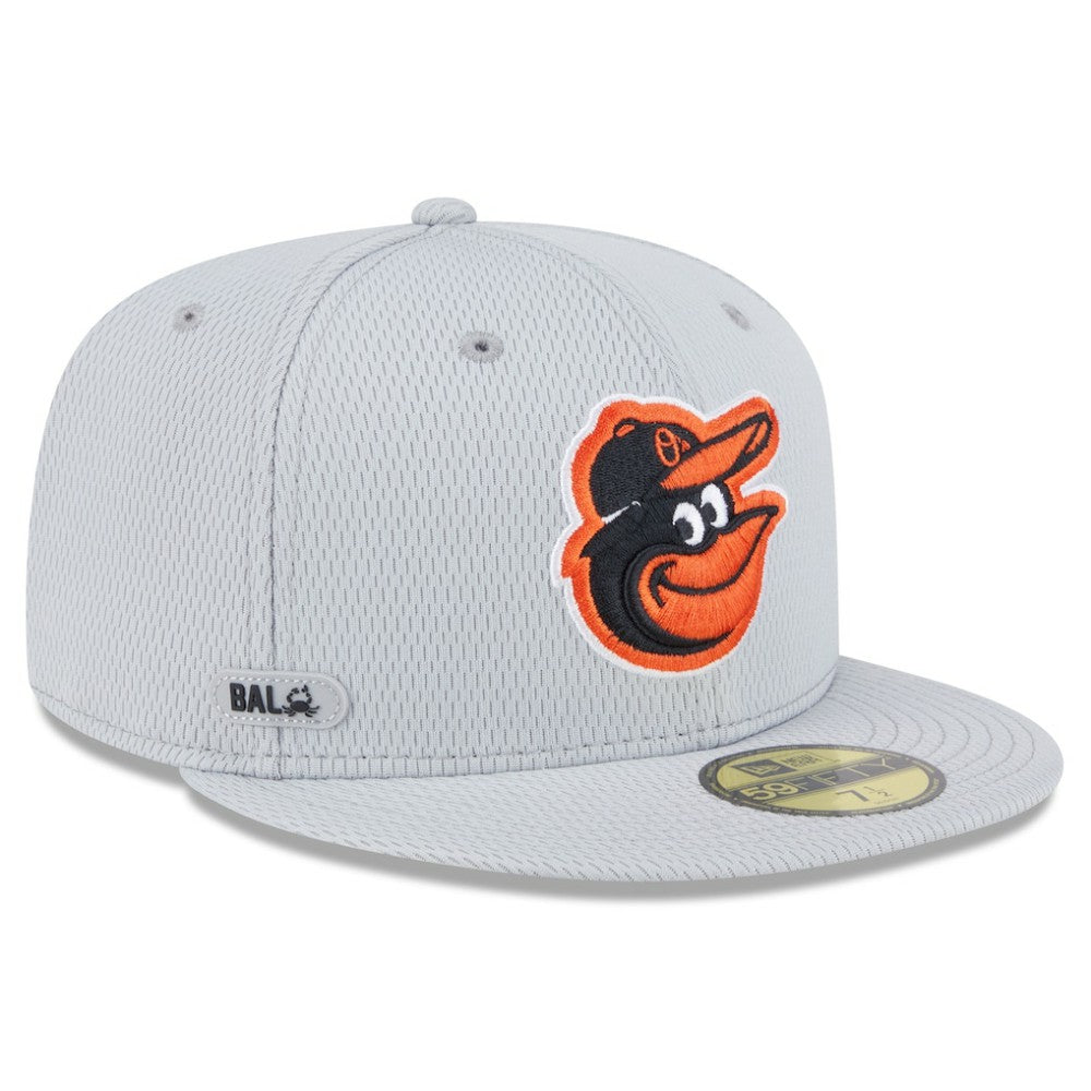 Baltimore Orioles 2025 MLB Clubhouse 59FIFTY Fitted Hat - Gray | New Era