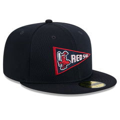 Boston Red Sox 2025 MLB Clubhouse 59FIFTY Fitted Hat - Navy | New Era