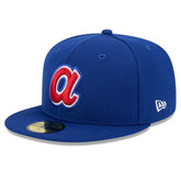 Atlanta Braves 2025 MLB Clubhouse 59FIFTY Fitted Hat - Royal | New Era