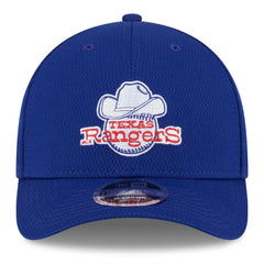 Texas Rangers 2025 MLB Clubhouse 9FORTY M-Crown Adjustable Hat - Royal | New Era
