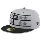 Pittsburgh Pirates 2025 Batting Practice 59FIFTY Fitted Hat - Gray/Black | New Era