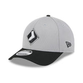 Chicago White Sox 2025 Batting Practice 9FORTY M-Crown Adjustable Hat - Gray/Black | New Era