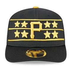 Pittsburgh Pirates 2025 Batting Practice 9SEVENTY Stretch-Snap Trucker Hat - Black | New Era