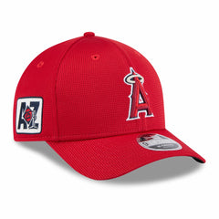 Los Angeles Angels 2025 Spring Training 9FORTY Adjustable Hat - Red | New Era