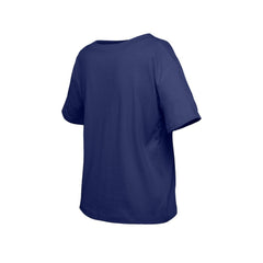 Tampa Bay Lightning New Era Girl's Youth Flip Sequin T-Shirt Blue