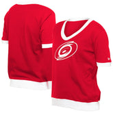 Carolina Hurricanes New Era Women's Game Day Rhinestuds T-Shirt Red
