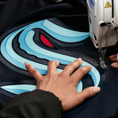 Seattle Kraken Fanatics Home Authentic Pro Jersey Deep Sea Blue