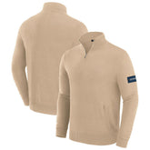 Dallas Cowboys J. Palmer Franchise Quarter-Zip Sweater - Tan on sale