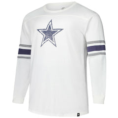 Dallas Cowboys '47 Big & Tall Premier Brex Long Sleeve T-Shirt - White for sale