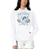 Detroit Lions G-III 4Her by Carl Banks Women's Flowers Team Logo Graphic Fleece Pullover Hoodie - White outlet
