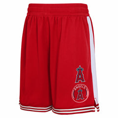 Los Angeles Angels Youth Infielder Shorts - Red