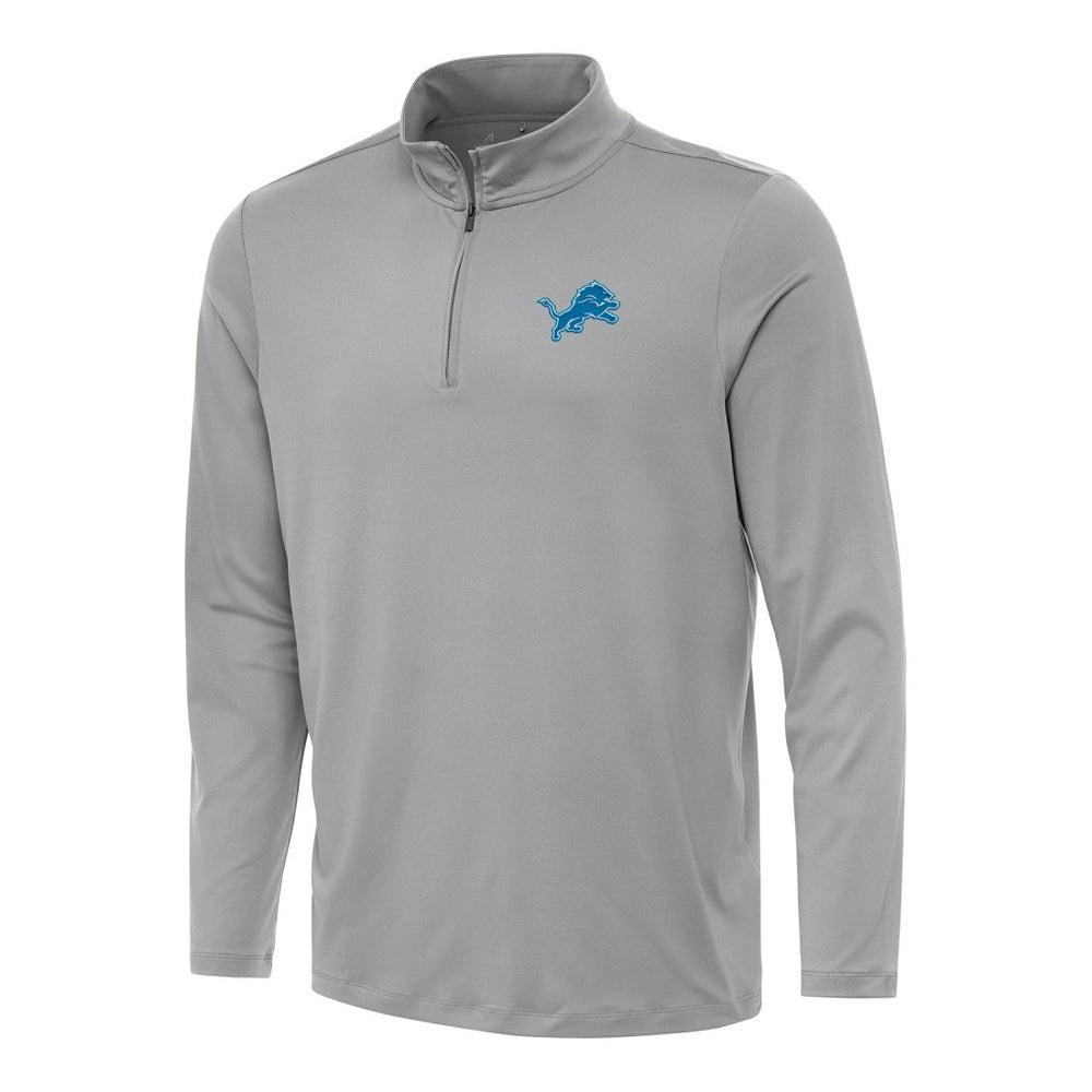 Detroit Lions Antigua Reprocess Quarter-Zip Top - Gray cheap