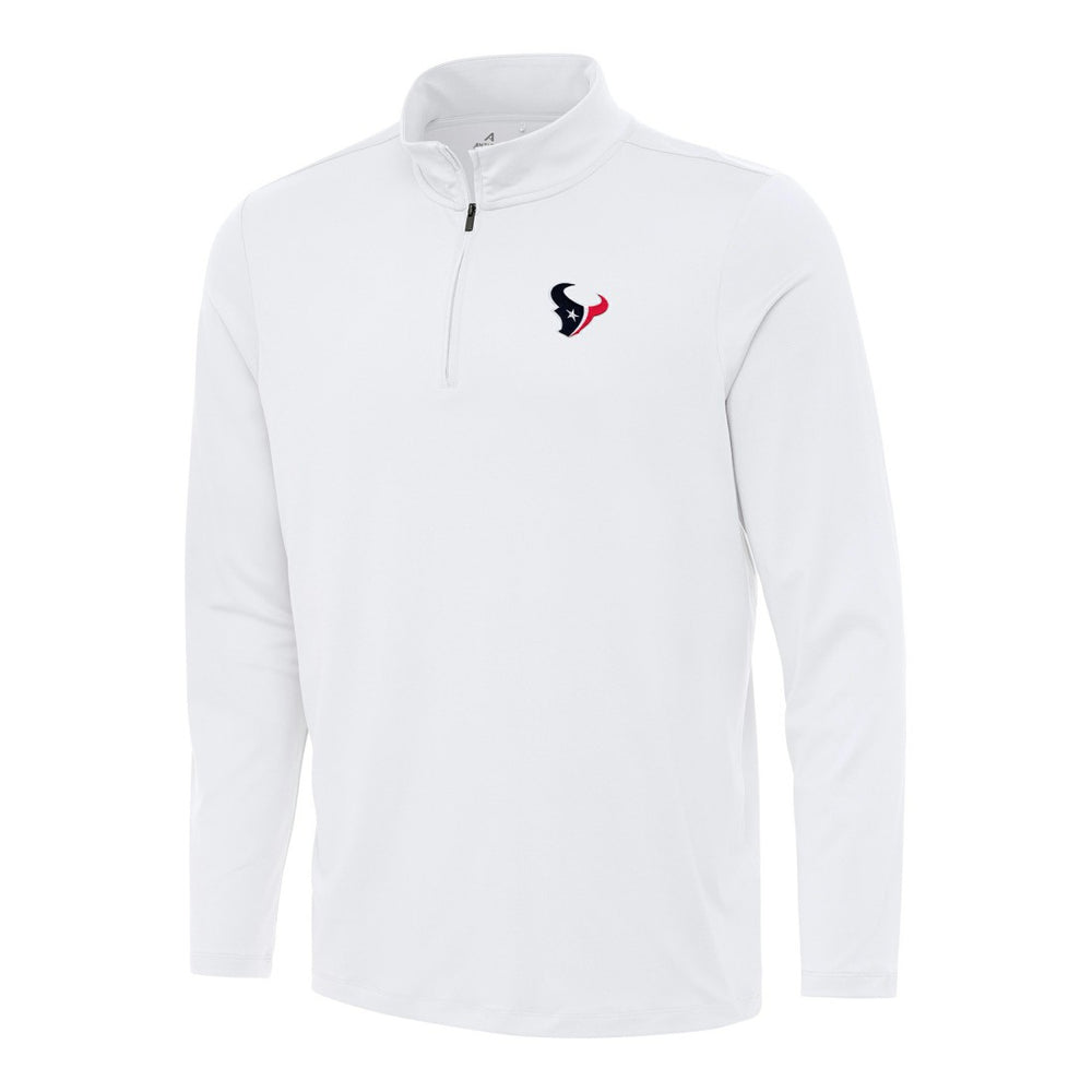 Houston Texans Antigua Reprocess Quarter-Zip Top - White outlet